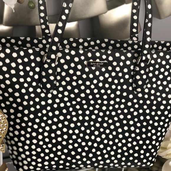 Kate Spade Small Dally Laurel Way Dot Tote Bag - Picture 3 of 7